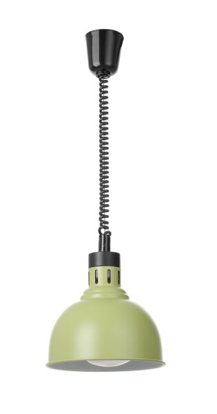 Höhenverstellbare Wärmelampe, kuppelförmig, HENDI, Grün, 230V/250W, ⌀250x(H)207mm