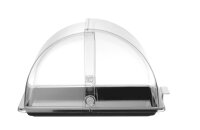Rolltop-Displayschale, HENDI, GN 1/2, Schwarz, 325x265mm,...