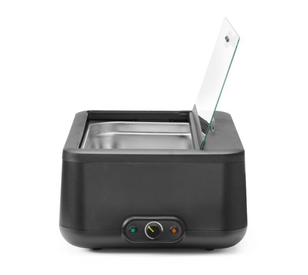 Chafing Dish UNIQ, analoge Steuerung, HENDI, GN 1/1, Schwarz, 230V/700W, 627x398x(H)248mm