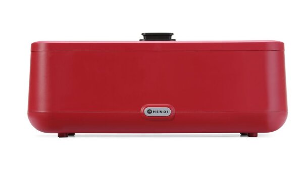 Chafing Dish UNIQ, HENDI, designed by Robert Bronwasser, GN 2/3, Rot, 230V/500W, 433x403x(H)248mm