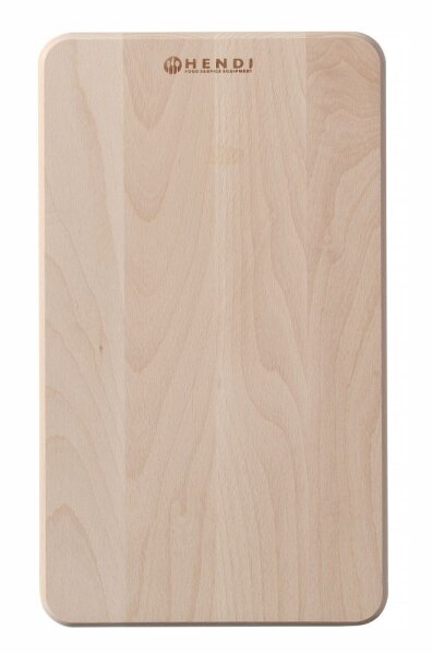 Brotschneidbrett, HENDI, Holz hell, 340x200mm