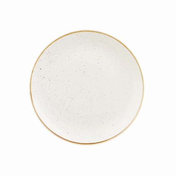 Churchill Stonecast Teller Coupe 32,4 cm, Barley White
