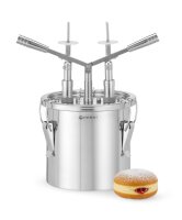 Donut-Füllspender, HENDI, 4,5L, Silber, 330x240x(H)390mm