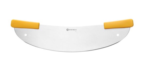 Pizza-Wiegemesser, HENDI, Silber, 533x111mm, Geschwungen