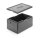 Isolierbehälter, HENDI, Kitchen Line, GN 1/1, 46L, Schwarz, 600x400x(H)320mm