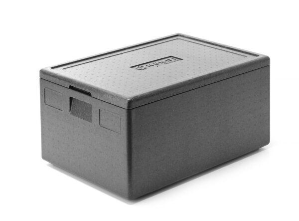 Isolierbehälter, HENDI, Kitchen Line, GN 1/1, 80L, Schwarz, 685x485x(H)360mm