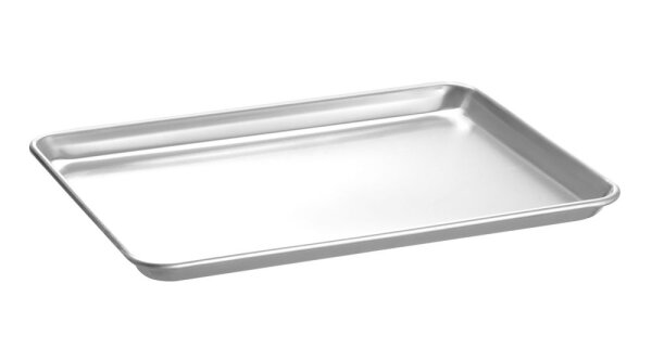 Backblech, HENDI, Silber, 450x330x(H)26mm, Rechteckig