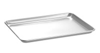Backblech, HENDI, Silber, 450x330x(H)26mm, Rechteckig