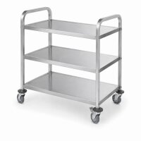 Servierwagen, schmal, verschraubt, HENDI, Silber,...