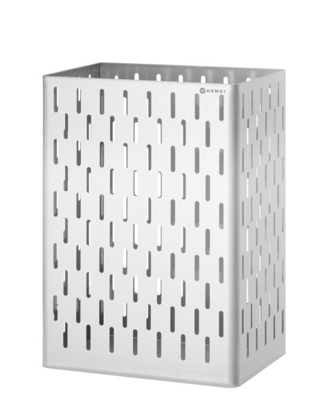 Papiertuchbehälter, HENDI, 60L, Silber, 350x270x(H)550mm