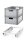 Trolley für Behälter, 6 Räder, HENDI, Silber, 655x415x(H)130mm