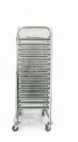 Abdeckung für Wagen, HENDI, Transparent, 640x480x(H)1595mm