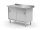Arbeits-Schrank mit Schiebetüren, verschraubt, HENDI, Profi Line, Silber, 1600x600x(H)850mm
