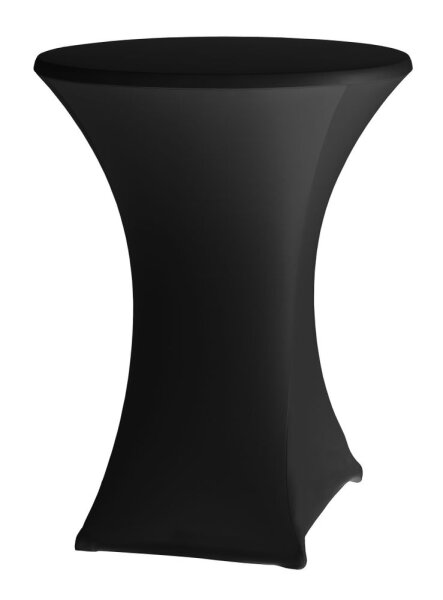 Tischdecke, rund, HENDI, Profi Line, Schwarz, ⌀800x(H)1050mm