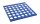 Regalboden für Aluminium-Aufbewahrungsregale, HENDI, 812273, Blau, 398x400x(H)23mm