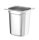GN 1/6 Behälter, HENDI, Profi Line PLUS, GN 1/6, 3,4L, Silber, 176x162x(H)200mm