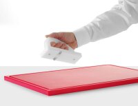Schaber für Schneidebretter., HENDI, Weiß, 170x60x(H)95mm, Rechteckig
