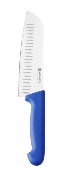 Santoku-Messer, 180 mm, HACCP, HENDI, Profi Line, Blau, (L)295mm
