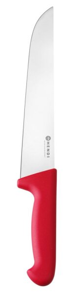 Fleischermesser, 250 mm, HACCP, HENDI, Profi Line, Rot, (L)381mm