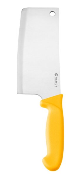 Hackmesser, 180 mm, HACCP, HENDI, Profi Line, Gelb, (L)327mm