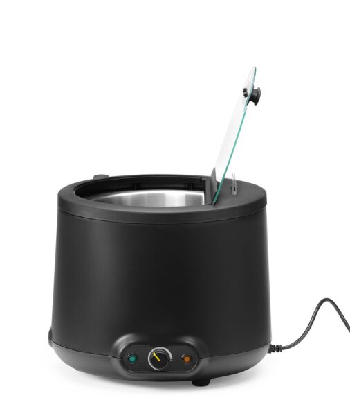 Suppentopf UNIQ, analoge Steuerung, HENDI, 8L, Schwarz, 230V/500W, 367x385x(H)325mm