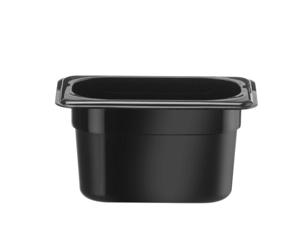 GN 1/9 Behälter, HENDI, Kitchen Line, GN 1/9, 0,8L, Schwarz, 175x107x(H)100mm