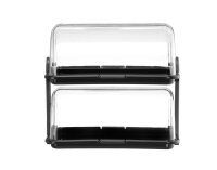 Rolltop-Display, HENDI, Schwarz, 380x260x(H)355mm,...