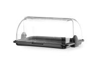 Rolltop-Display, HENDI, Schwarz, 380x260x(H)170mm,...