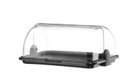 Rolltop-Display, HENDI, Schwarz, 380x260x(H)170mm, Rechteckig