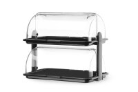 Rolltop-Display, HENDI, Schwarz, 475x325x(H)415mm,...