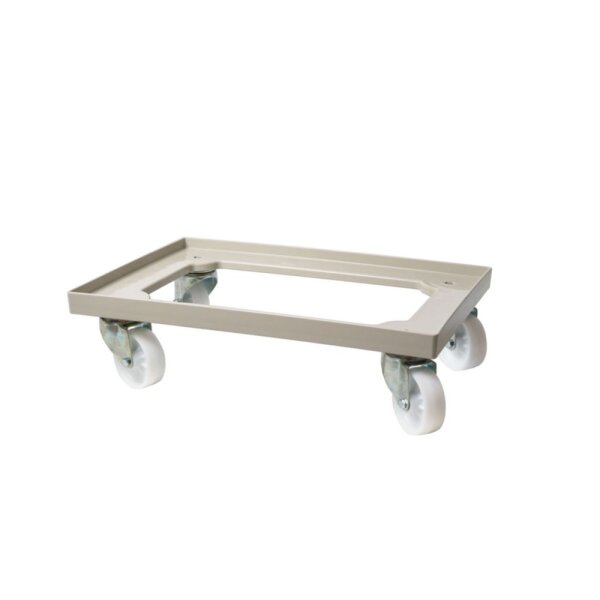 Trolley für Pizzateigboxen, AmerBox, Hellgrau, 600x400mm