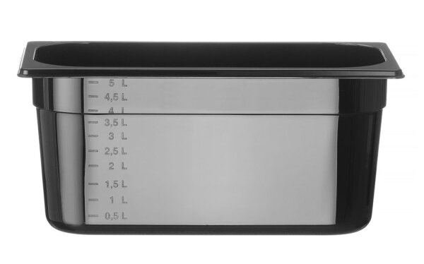 GN 1/3 Behälter COOL, HENDI, COOL, GN 1/3, 5,5L, Schwarz, 325x176x(H)150mm