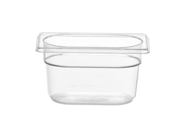 GN 1/9 Behälter COOL, HENDI, COOL, GN 1/9, 0,9L, Transparent, 108x176x(H)100mm
