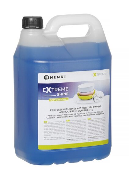 Extreme Shine Professioneller Klarspüler für Geschirr und Gastronomiegeräte, HENDI, 5 l