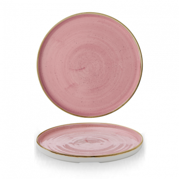 Churchill Stonecast Teller mit erhötem Rand 21 cm, Petal Pink