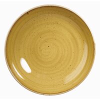 Churchill Stonecast Teller Coupe 16,5 cm, Mustard