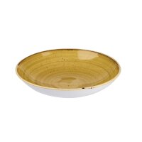 Churchill Stonecast Teller Coupe 16,5 cm, Mustard
