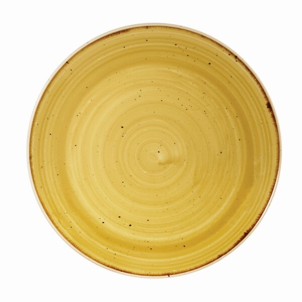 Churchill Stonecast Teller Coupe 21,7 cm, Mustard