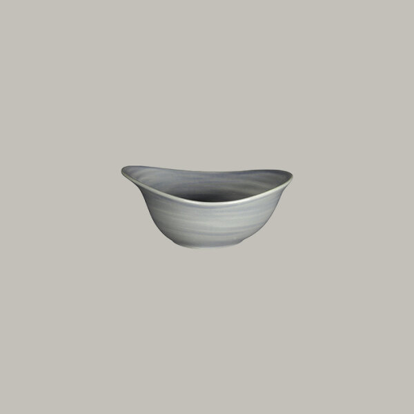 RAK Organic Bowl L 18.5 cm / W 14.5 cm / Ht. 8 cm / Cont. 52 cl, Spot Jade Blue