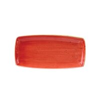 Churchill Stonecast Platte rechteckig 29,5 x 14 cm, Berry...
