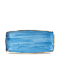 Churchill Stonecast Platte rechteckig 29,5 x 14 cm, Cornflower Blue
