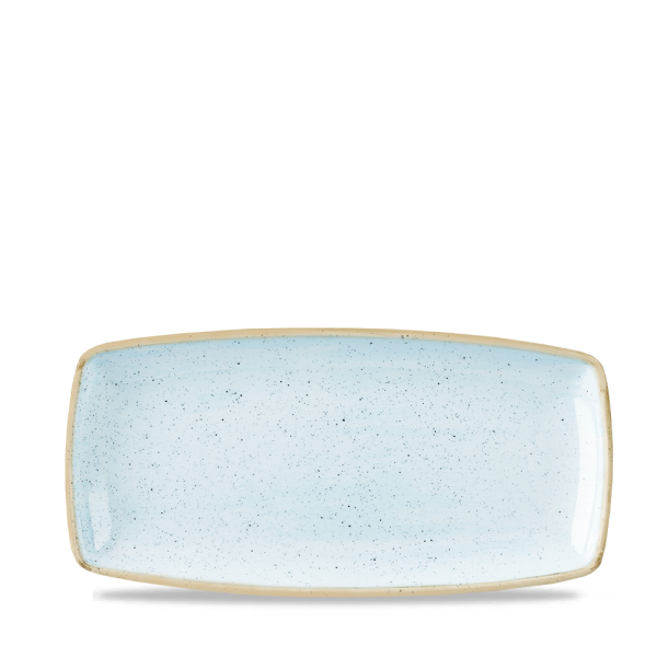 Churchill Stonecast Platte rechteckig 29,5 x 14 cm, Duck Egg