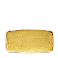 Churchill Stonecast Platte rechteckig 29,5 x 14 cm, Mustard