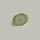 RAK Organic Flacher Teller L 21.9 cm / W 16.5 cm / Ht. 1.8 cm, Spot Emerald Green