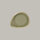 RAK Organic Flacher Teller L 24 cm / W 19.4 cm / Ht. 2 cm, Spot Emerald Green