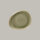 RAK Organic Flacher Teller L 27.9 cm / W 22.4 cm / Ht. 2.1 cm, Spot Emerald Green