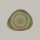 RAK Organic Flacher Teller L 31.4 cm / W 26.6 cm / Ht. 1.9 cm, Spot Emerald Green