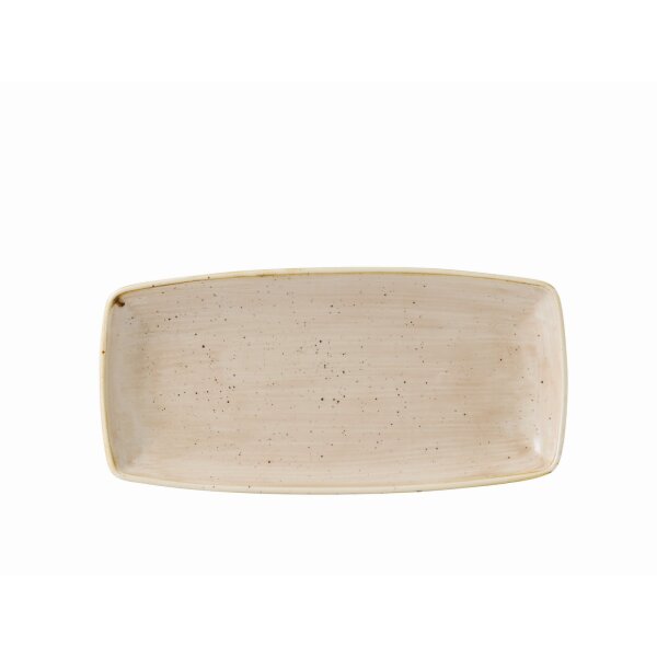 Churchill Stonecast Platte rechteckig 29,5 x 14 cm, Nutmeg Cream