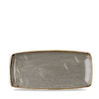 Churchill Stonecast Platte rechteckig 29,5 x 14 cm, Grey