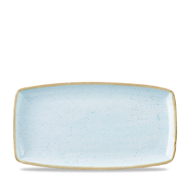 Churchill Stonecast Platte rechteckig 34,5 x 18,5 cm, Duck Egg